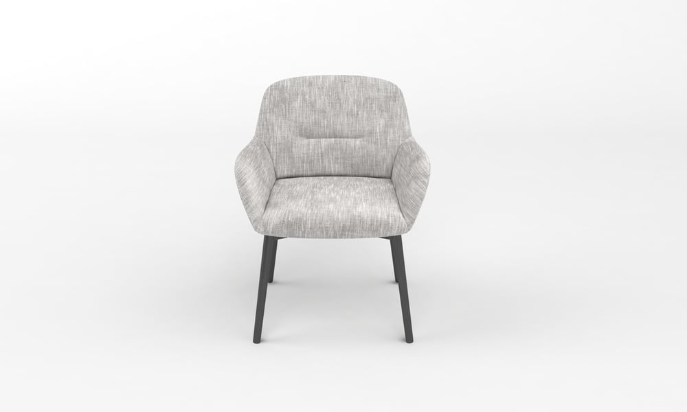 Chair Front View Furniture 3D Rendering