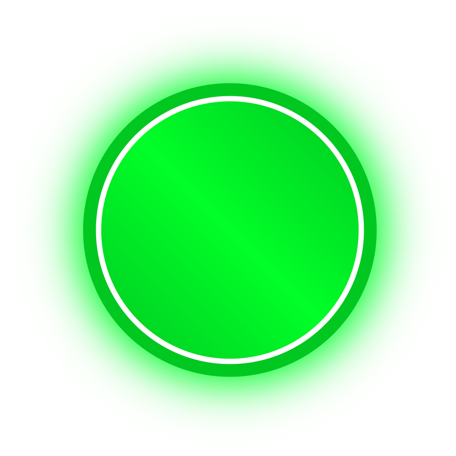 Neon Green Circle Banner, Neon Circle